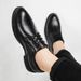 Regal Footwear Large Size 48 Business Casual Leather For Men Thick Sole Professional Work Office Suit Cowhide Men's Shoes_vogvips.com