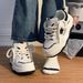 Korean-style Sports New 2026 Hot-selling Women's Shoes, Trendy Thick-soled Sneakers, Niche American Retro White Shoes_vogvips.com