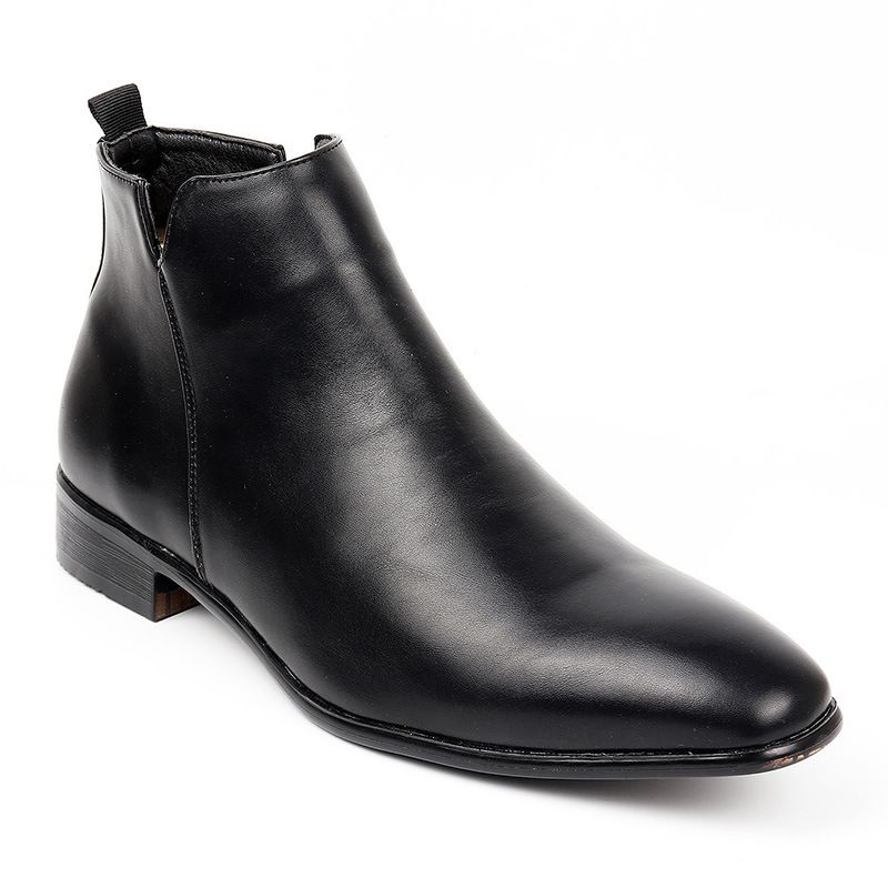 Men's Small Square Head Men's Shoes All Fashion Men's Ankle Boots Ankle Boots_vogvips.com