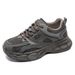 Internet Celebrity Super Hot Dad Autumn New Versatile All Black Sports Anti Slip Running Casual Women's Shoes_vogvips.com