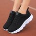 Women Running Shoes Summer Spring Walking Sneaker Sports Flat Comfortable Breathable Black Size 35-42 Students Loafers_vogvips.com