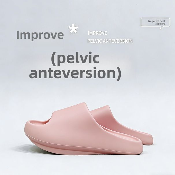 Designer Shoe Negative Heel With Arch Support Women Slippers To Improve Pelvic Alignment Corrective Outdoor Wear_vogvips.com
