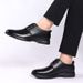 Euro Step Sole Soft Leather Spring And Casual Non-Slip Wear-Resistant Business Dad Breathable Lace-Up Autumn Men's Shoes_vogvips.com