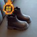 Leather 2025 Spring Sing Litt Girls' Short Children's Martin Soft So Autumn Winter Fece Cotton Boots British_vogvips.com