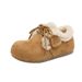 Doudou Shoes Boken Velvet Boken Shoes Lamb Wool Loafers Women's Flat Wool Cotton Shoes_vogvips.com