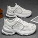 Dad Shoes Men's Shoes Autumn New Breathable Mesh Shoes Men's Trend Versatile Thick Sole Heightening Casual Sports Shoes Men_vogvips.com