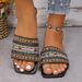 Women’s Shoes Large Size Fashion Sandals For Women Summer New Style Fashion Woven Flip Flops_vogvips.com