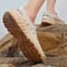 Men's Mesh Shoes Summer Breathable Mesh Hole Shoes Slip-On Outdoor Non-Slip Soft Sole Beach Shoes_vogvips.com