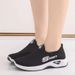 Flying Weaving Sports Spring And Autumn New Canvas Walking Women's One Step Single Shoes_vogvips.com