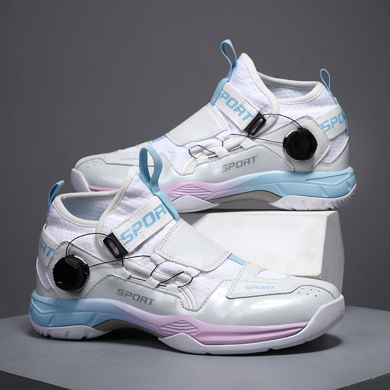 Men's Women's Badminton Shoes Quick Lace Up Tennis Shoes Table Tennis Shoes Volleyball Sports Shoes Fitness Sports Shoes_vogvips.com