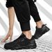 Summer Sneakers Lightweight Men Casual Mesh Breathable Male Footwear Lace Up Walking Shoes Black Tenis Zapatillas Hombre_vogvips.com