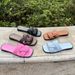 Korean-Style Open-Toe Square-Head Cross-Strap, 2025 Summer New Trendy's Shoes, Fashionable Beach Sandals For_vogvips.com