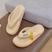 New Men Flip Flops Indoor Outdoor Beach Sandals Super Soft Bottom Slides Non-slip Thick Soled Women Slippers_vogvips.com