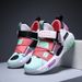 Men’s Shoes Children's basketball shoes have friction sound spring and autumn boys' sports shoes breathable training basketball shoes_vogvips.com