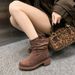Women's Fashion Denim Boots, New 2025 Autumn Style, Height-Increasing, Casual, Non-Slip, Petite Short Boots_vogvips.com