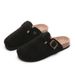 Baotou Women Lovers Cork Large Caligae Casual Half Slippers Lazy Shoes Fashion_vogvips.com