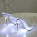 Women's Light-Up Fashion Sandals - Glow-in-the-Dark PU Slippers With Comfortable Rubber Sole, Peep-Toe Design For Casual & Party Wear_vogvips.com
