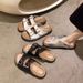 Shoes New Cross-Border Thick-Soled Half Slippers, Slip-On Lazy Soft-Soled Sandals For Women, Foreign Trade_vogvips.com