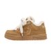 Women's Shoes Disruptive Aesthetics Series: Double Tongue Winter Warm Cotton Shoes, Short Boots, Snow Boots, Unisex Style_vogvips.com