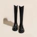 Over-the-Knee For Women, Leg Heels, 2025 New Autumn Winter Single Boots, Petite Thick Heel High Tube Riding Boots_vogvips.com