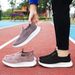 Women's 2026 Spring New Middle-aged And Elderly Mom Lightweight Slip-on Casual Couple Breathable Walking Shoes_vogvips.com