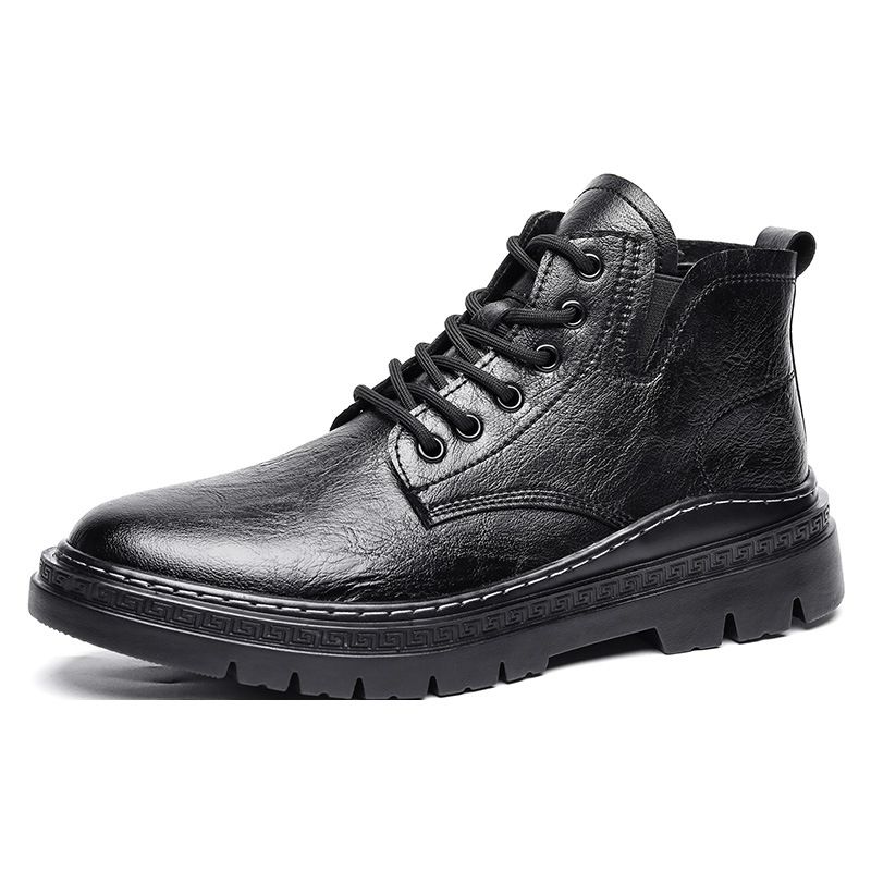 European Warm Series 2025 Martin Men Genuine High Top Versatile Trendy Motorcycle British Style Work Casual Leather Boots_vogvips.com