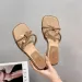 Chunky Flip Flops Womens Summer Square Head With Thin Slippers Breathable Anti Slip Wear Resistant Sandals 250411_vogvips.com