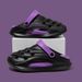 2025 New Summer Men's Cave Shoes Beach Outdoor Wearing, Stepping On Shit Feeling EVA Simple Sports Dual Purpose Slippers_vogvips.com