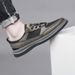 Men's Mesh Board Shoes Two-layer Cowhide Enlarged Hole Mesh Breathable Leisure Sports_vogvips.com