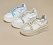 thick-soled Genuine Leather Lace-up Korean-style German Training White Casual Sneakers_vogvips.com