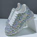 Water-drill Street Dad Shoes For Women, 2023 New Style, Slimming, Classic Casual Mai Kun Thick-soled Leisure Shoes_vogvips.com