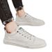 Euro Step Soft 2025 New Men's Casual Sneakers Low-top British Style Leather Korean Version Sports White Shoes Men_vogvips.com