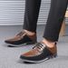 Fashion New Casual Korean Style Trendy Men's Leather For Middle-aged Large Size Shoes Men 3286_vogvips.com