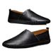Casual European And American Trendy Slip-On Low-Cut Breathable Driving Men's Large Size Leather Shoes Men_vogvips.com