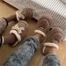 Women's Winter Cotton Dirt-Resistant Thick Sole Non-Slip Ultra-Soft Home Student Dormitory Warm Maternity Slippers_vogvips.com