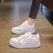 Little White Shoes Female And Female Students Leisure Sports Versatile Board Shoes Street Shooting_vogvips.com
