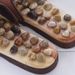 Natural Pebbles Acupressure Slippers Feet Care Rotating Massage Stone Sandals Anti-slip Adjustable Foot Massager Shoes_vogvips.com