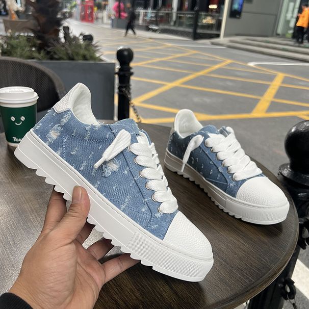European American Cross-Border Numeris Men's Sneakers, Hand-Painted Canvas Shoes, Fashionable And Trendy Personalized_vogvips.com