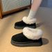 Versatile Snow Boots Women In The Winter Of , With Thick Plush Cotton Shoes, Comfortable And Fluffy Shoes For One_vogvips.com
