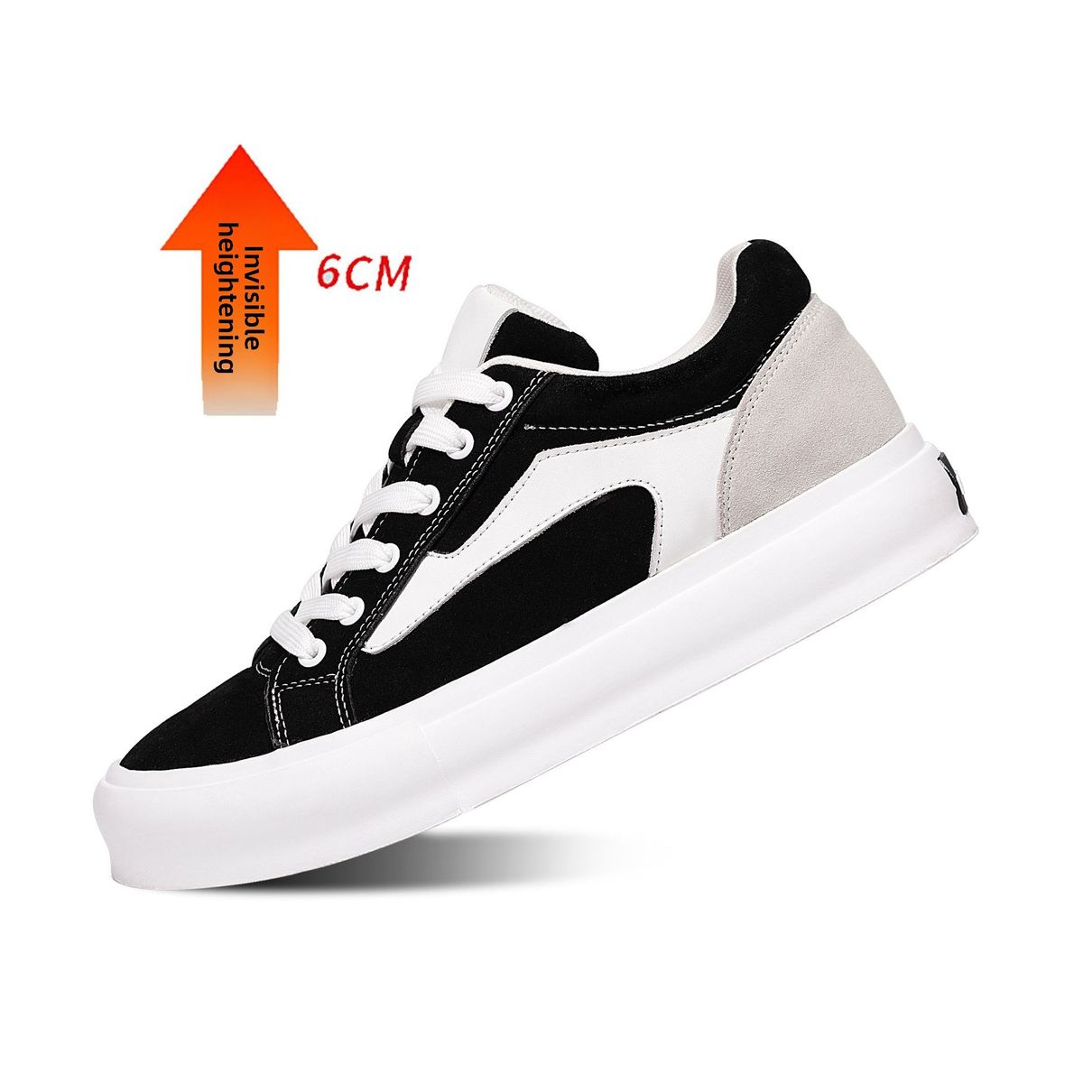 Height-increasing Men's Shoes Casual Sports Men's Board Shoes Comfortable Flat Bottom_vogvips.com