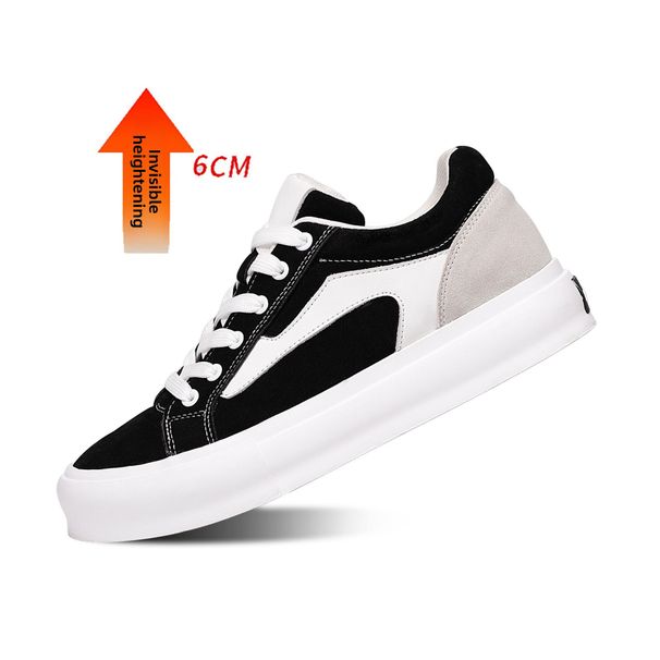 Height-increasing Men's Shoes Casual Sports Men's Board Shoes Comfortable Flat Bottom_vogvips.com