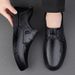 Old Man's Head, Business Formal Casual Shoes, Spring And Autumn Low Cut Lace Up Leather Top Layer, Cowhide Face Cover,_vogvips.com