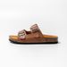 Women's Cork Slippers Style Outdoor Half Slippers Men's Two-Button One-Word Slippers Beach Trendy Loose Shoes_vogvips.com