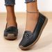 Women's Flat Shoes Soft Soles Soft Shoes Comfortable Large Size Bean Shoes For Women_vogvips.com