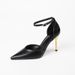 Sharp Pointed Flat Belt 2025 Summer New Style Temperamt Goddess Fan Bai Matching Skirt High Heels Single Shoes For_vogvips.com