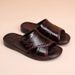 Four Season Middle-aged Elderly Dad Men's Oil Slippers For Outdoor Wear, Thick Wear-resistant, Anti Slip, Soft Soled,_vogvips.com