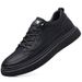 Euro Step 2025 Spring New Casual Genuine Leather Lace-up Trendy Fashion Men's Single Shoes Sneakers_vogvips.com
