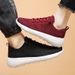 Lace Up Flyknit Sports For Men Women, Breathable And Lightweight Couple Running High Elastic Thick Sole Mesh Shoes,_vogvips.com