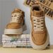 European Warm Series 2025 New Autumn Martin Yellow Boots British Style Hiking Work Sneakers Business Casual Shoes_vogvips.com