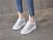 Height Increasing Summer New White Sneakers Thin Breathable Hollow Out Genuine Leather Versatile Women's Shoes_vogvips.com